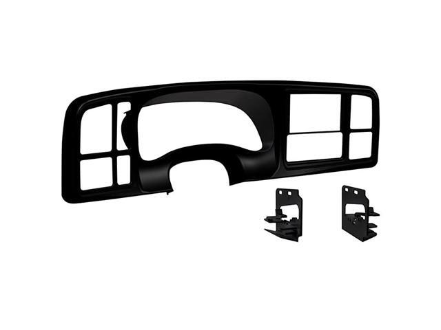 DP-3002B Double DIN Dash Kit for 1999 - 2002 GM Full-Size Trucks/SUV's (Matte Black)