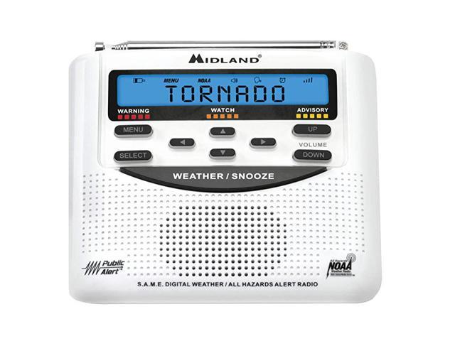 WR120BWR120EZ NOAA Emergency Weather Alert Radio SAME Localized Programming  Trilingual Display 60+ Emergency Alerts Alarm Clock WR120B Box Packaging  Radios