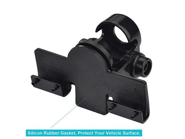 Vehicle Trunk Lip Cab NMO Antenna Mount with Fixed Bracket to PL259 UHF Male Connector with RG58A/U 17FT Cable 