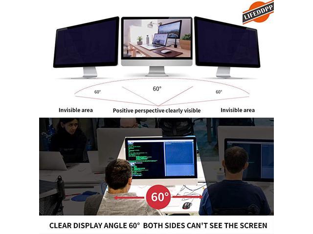 Anti-Scratch Protector LP17.0W4 Blocks 96% UV 17 Inch Computer Privacy Screen Filter for 5:4 Aspect Ratio Square Monitor Anti-Glare