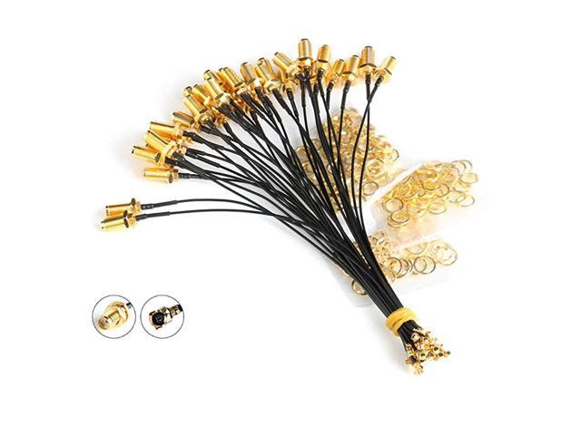 6 inch U.FL to RP-SMA female jack RF Pigtail Jumper Cable for PCI Wifi Card 15cm 