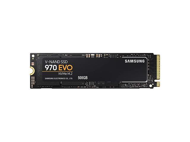 MZV7E500BW 970 EVO SSD 500GB M2 NVMe Interface Internal Solid State Drive with VNAND Technology BlackRed