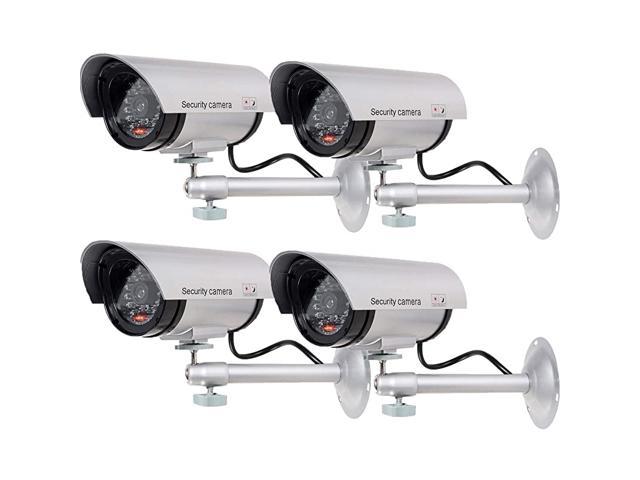 Imitation Surveillance Camera 4 Pack Realistic Dome Security Camera 