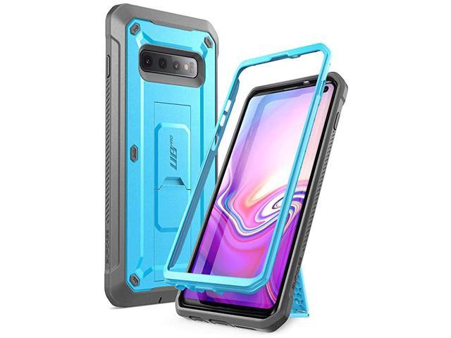 Unicorn Beetle Pro Series Designed for Samsung Galaxy S10 Case (2019 Release) Full-Body Dual Layer Rugged with Holster & Kickstand Without Built-in Screen Protector (Blue)