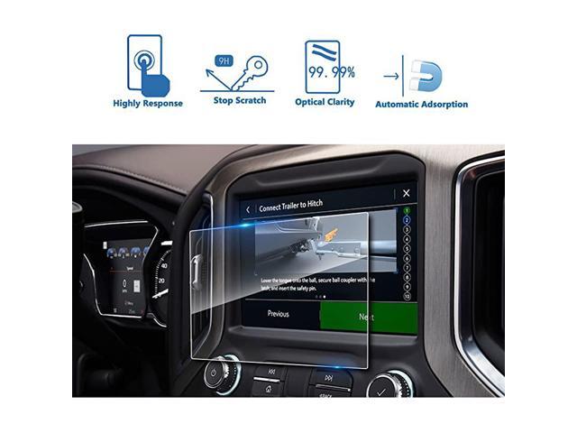 Tempered Glass Center Touch Screen Protector Anti Scratch High Clarity LFOTPP Fits for 2019 2020 GMC Sierra 1500 8 Inch IntelliLink Car Navigation Screen Protector 