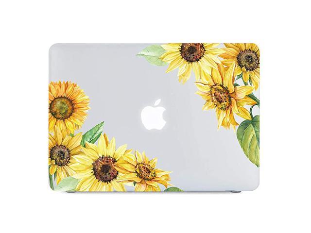 sunflower macbook pro case