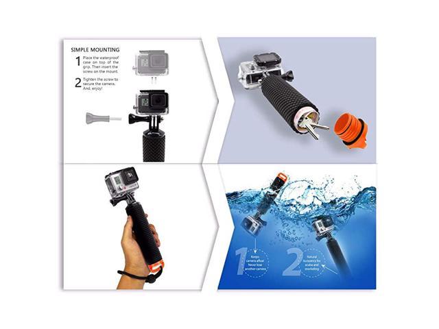 Floating Hand Grip Handle For GoPro Hero 8 7 6 5 4 3 Camera Mount Float Portable 