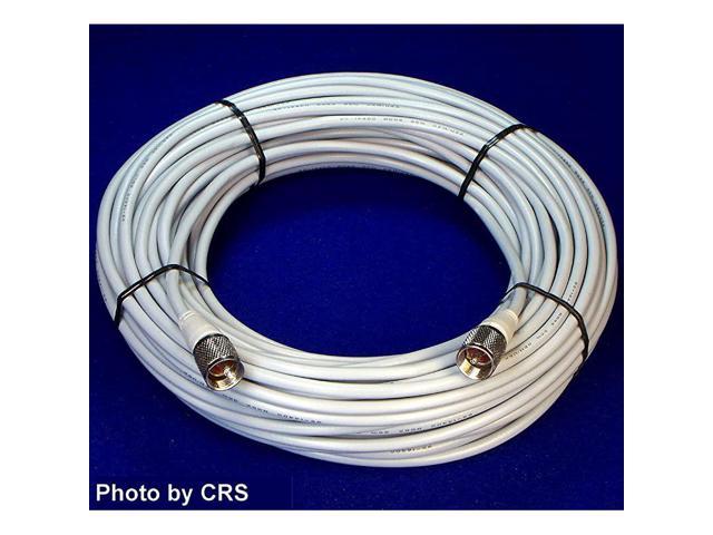 WORKMAN 8X-100-PL-PL-GRY 100FT RG-8X ANTENNA COAX PATCH CABLE GRAY MOLDED PL259s