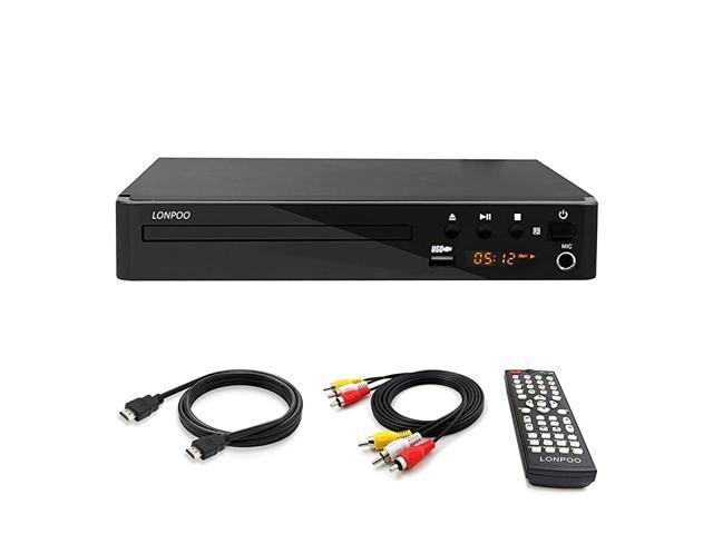 Multi Region Code Zone Free PALNTSC HD DVD Player CD Player with HDMI amp Remote amp USB Compact Design