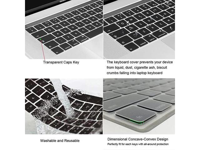 Ultra Thin Tpu Keyboard Cover Skin For Macbook Pro With Touch Bar 13 15 A2159 A1706 A1707 A1989