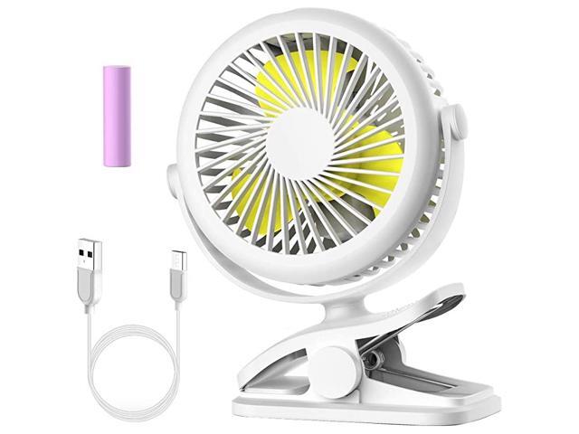 Stroller Fan Clip on Battery Operated Fan Personal Fan for ...