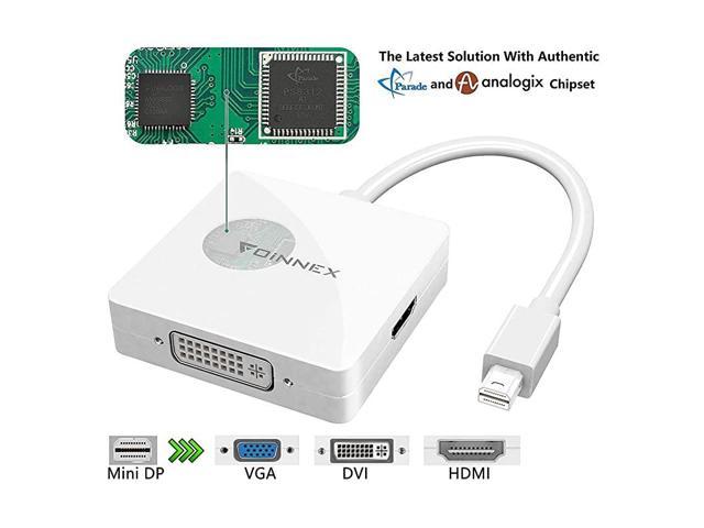 Alxum Mini DisplayPort DP Google Chromebook and More Thunderbolt 2 Port Compatible to HDMI HDTV Male to Female Adapter Converter for Apple MacBook Microsoft Surface Pro Black 