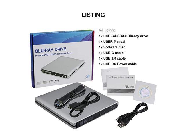 powered external blu ray burner