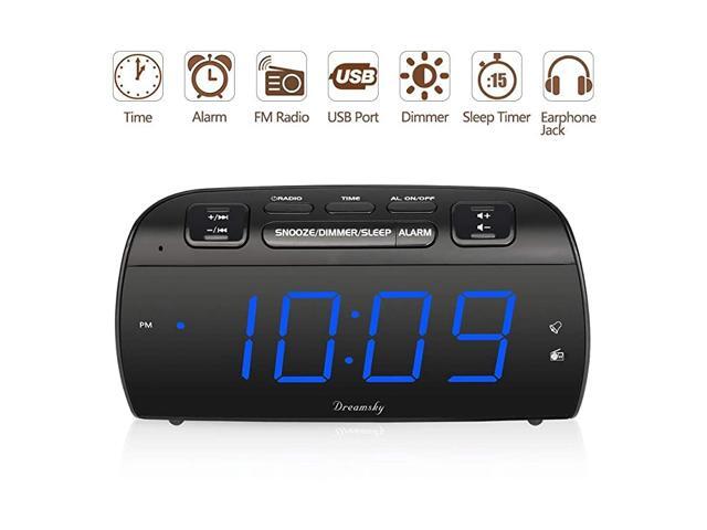 clock radio with earphone jack