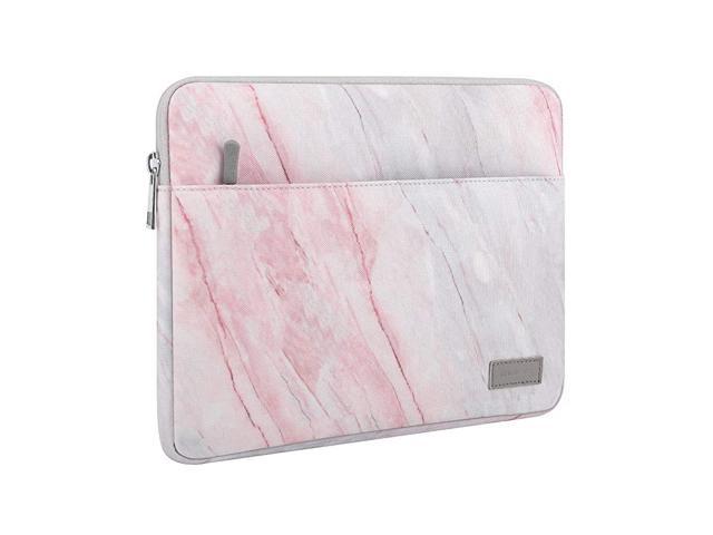 iPad 9.7 2018/2017 Samsung Galaxy Tab A 10.1 / Surface Go 10 2018 iPad Pro 11 2018 Pink Polyester Tablet Cover with Pocket Fits iPad Air 3 10.5 2019 MoKo 9-11 Inch Sleeve Case Bag 