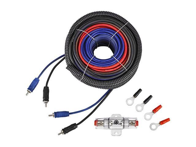 4 Gauge Complete Amp Kit Amplifier Installation Wiring Wire - Newegg.com