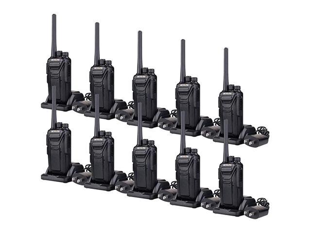 RT27 Walkie Talkies Long RangeRechargeable 2 Way Radios Business Two Way RadioVOX USB Charger Military StandardCommercial Construction Warehouse10 Pack