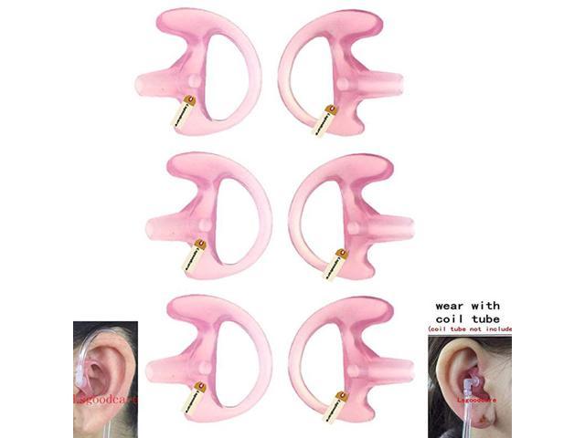 Radio Ear Mold Ear Bud Pink Small Earmold Earbuds Replacement Left Right Ear  for 2 Way Radio Acoustic Coil Tube Earpiece Insert Earmould Soft Walkie  Talkie Ear Pieces 3 Pairs - Newegg.com