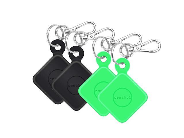 Compatible with Tile Pro 2020 & 2018 Black 2 Pack Full Body Silicone Cover Anti-Scratch Lightweight Soft Protective Silicone Case for New Tile Pro with Keychain-Black 2020 & 2018 Case 