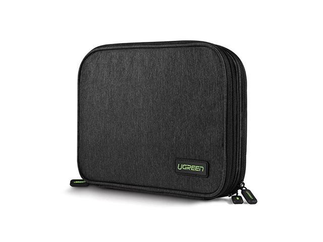 Charger U Disk SD Card Travel Cable Organizer for Hard Drive iPad Mini Cable Tidy Bag 1 PC, Black Earphone Miystn Cable Organizer Bag Power Bank