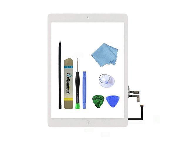 Touch Digitizer Screen+Home Button Flex+Adhesive for iPad Air.A1474,A1475,A1476 