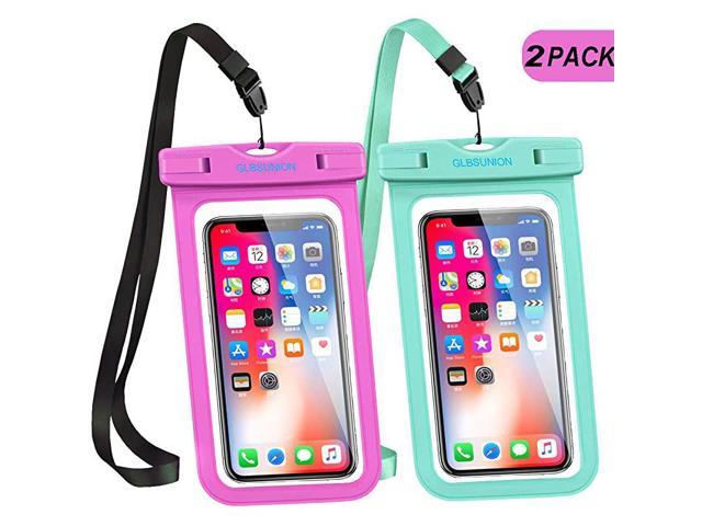 Waterproof Universal Underwater Cell Phone DRY BAG pouch case WITH WATER SENSOR 