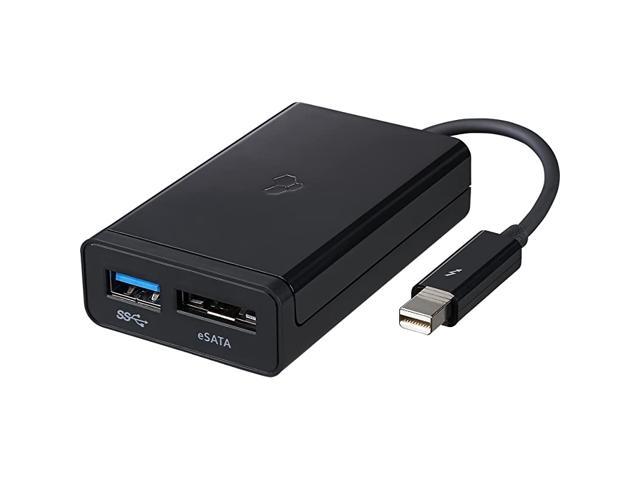 Thunderbolt to eSATA plus USB 30 Adapter