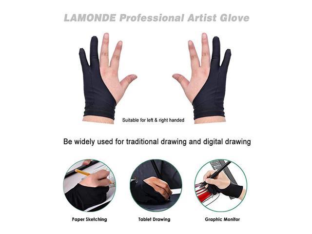 Artist Glove Drawing Glove Right Left Hand Palm Rejection Glove