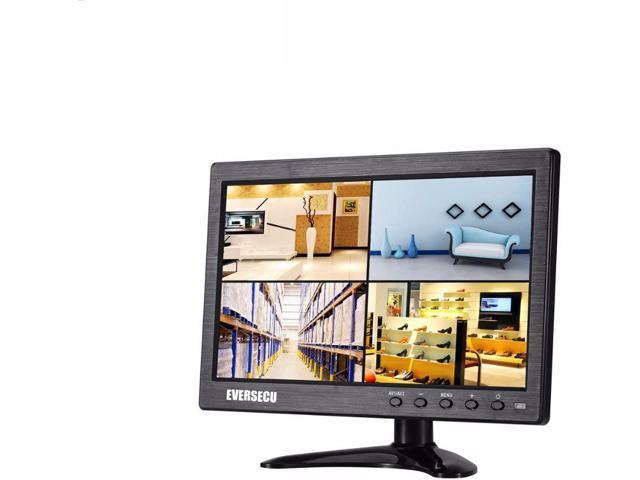 10.1 inch Small Portable Laptop Computer Monitor with HDMI VGA Port; Raspberry pi Display Screen Monitor; CCTV Monitor HD 1024x600 with Dual Speakers, MP5 USB Port, Remote(10 Inch) Gaming Monitor