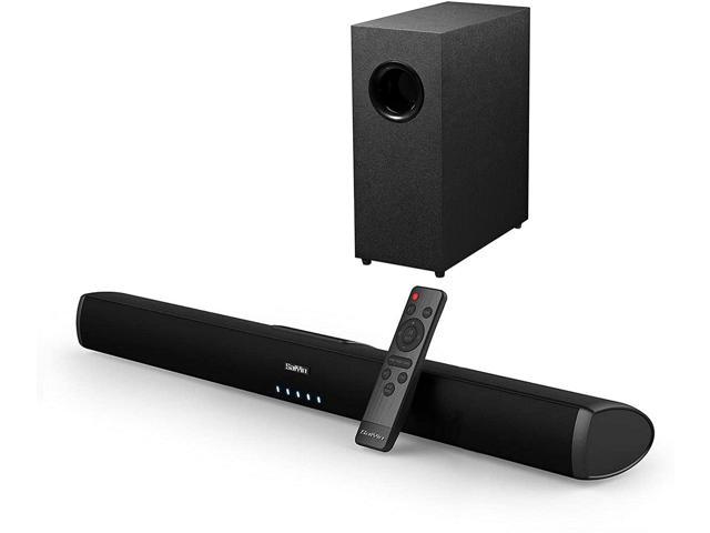 Wired & Wireless Soundbars for TV/PC Outdoor/Indoor Bluetooth Stereo Speaker with Remote Control Home Theater Sound bar with Built-in Subwoofers for Phones/Tablets 