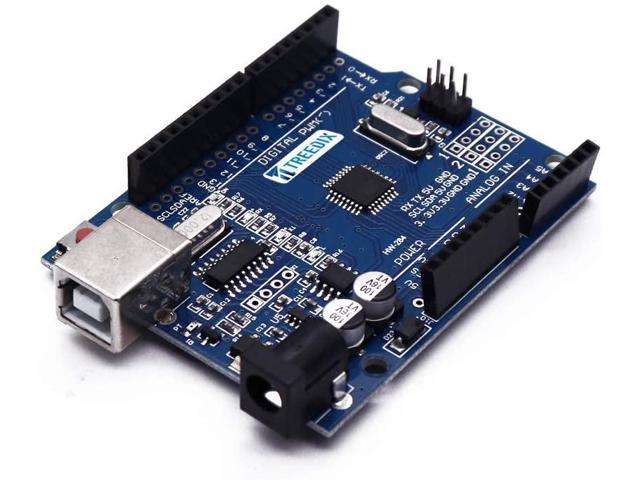 Treedix 2pcs ATmega328P CH340 Development Board Compatible with Arduino UNO  R3 Board Kit for Starter