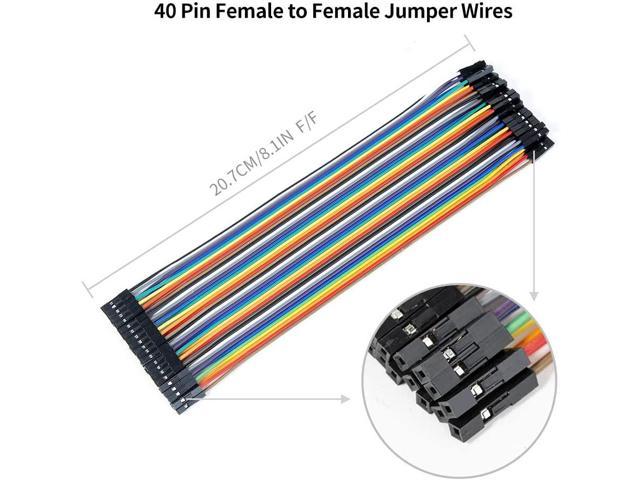 5 Pin Female to Female F/F Flexible Solderless Dupont Jumper Wires Ribbon Cable 