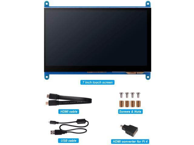 Kuman Capacitive 7 inch Touch Screen TFT LCD module HDMI 800x480 for Raspberry Pi 3 BB BLACK SC7B 2 and RPi 1 Model B B 