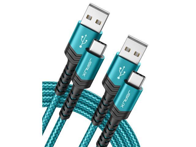 USB A to Type C Charge Nylon Braided Cord Compatible with Samsung Galaxy S20 S10 S9 S8 Plus Note 10 9 8,PS5 Controller,USB C Charger Yellow-Price USB-C Cable 3A Fast Charging 3FT
