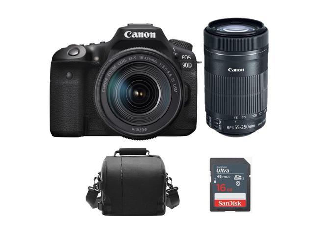 CANON EOS 90D Kit EF-S 18-135mm F3.5-5.6 IS USM + EF-S 55-250MM F4 