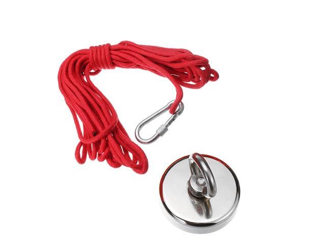 350lbs Strong Neodymium Recovery Magnet Fishing Salvage Metal Treasure 10M Rope 
