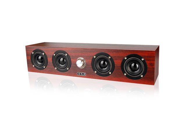 Color : Black, Size : 133x71x75mm Speakers 12W 4 Units Bluetooth Speaker USB Powered Subwoofer for Laptop Phone Tablet with Powerful Bass Louder Volume