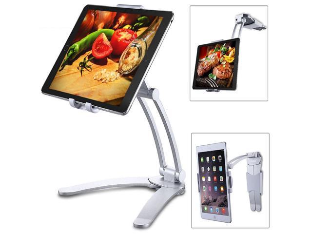 2in1 Desk Tablet Stand Ipad Wall Mount, Under Cabinet Ipad Holder