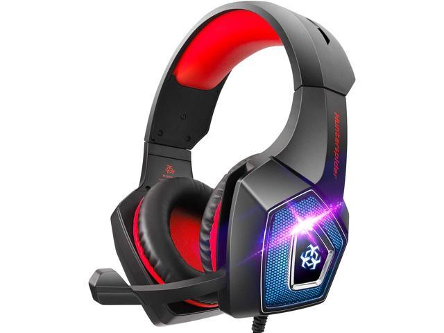 Hunterspider Gaming Headset for PS4 Surround Sound Noise