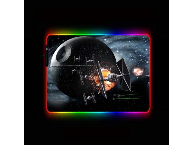 Star Wars Gaming RGB Large Mouse Pad Gamer Big Mouse Mat Computer Mousepad Led Backlight 7colour Mause Pad Keyboard Desk Mat... 