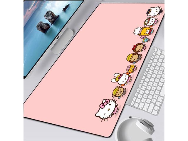 Hello Kitty Pink Durable Rubber PC Laptop Anti-slip Mouse Pad RGB