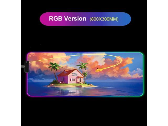 RGB Mouse Pad Large Gaming XXL Computer Anime Pad Led Big Mat Anti-slip