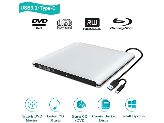 Laptop USB Blu-Ray Disc Burner Writer recorder BD Drive portable external USB3.0 