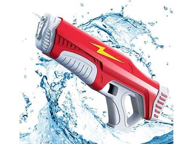 Electric Water Gun, 500CC High Capacity High Pressure Squirt Guns for Adults and Kid, Automatic Induction Water Absorption, Range up to 32 FT, Summer Toys for Pool Party Beach Outdoor Activities