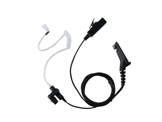 Apx 6000 earpiece, 2 Wire Surveillance Security Acoustic Tube Eeapiece ...