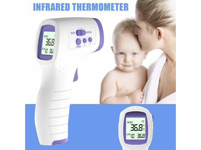 Forehead Infrared Fahrenheit Thermometer,Non-Contact Digital Infrared ...