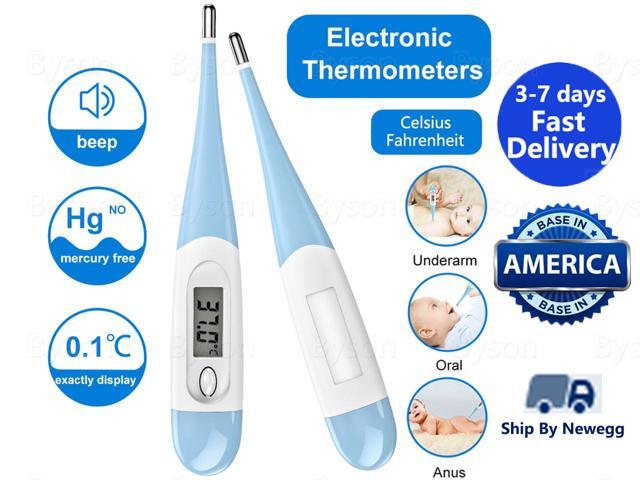 Digital Thermometer for Adult Baby Kids LCD Fahrenheit or Celcius