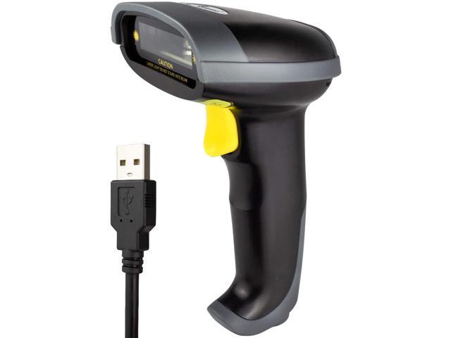 Warehouse Handheld USB Barcode Scanner Wired Automatic 1D Bar Code Reader with USB Cable for Supermarket Convenience Store 