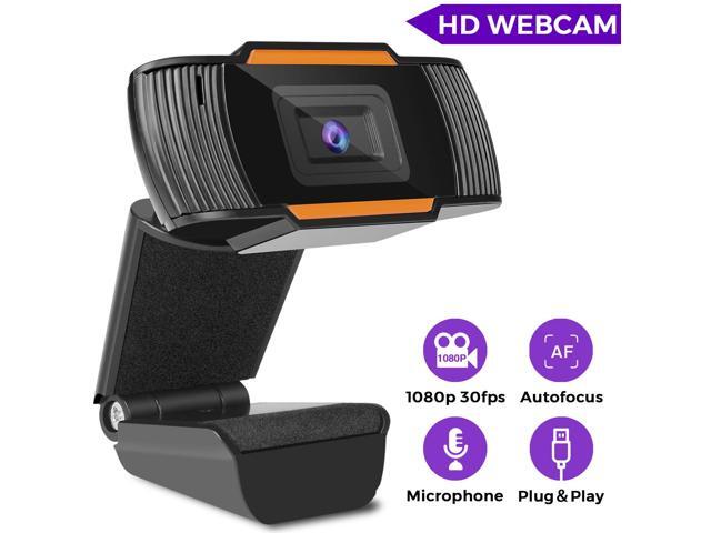 Webcam for Gaming Conferencing Laptop or Desktop Webcam 1080P HD Webcam with Microphone USB Computer Camera for Mac Xbox YouTube Skype OBS Fast Autofocus