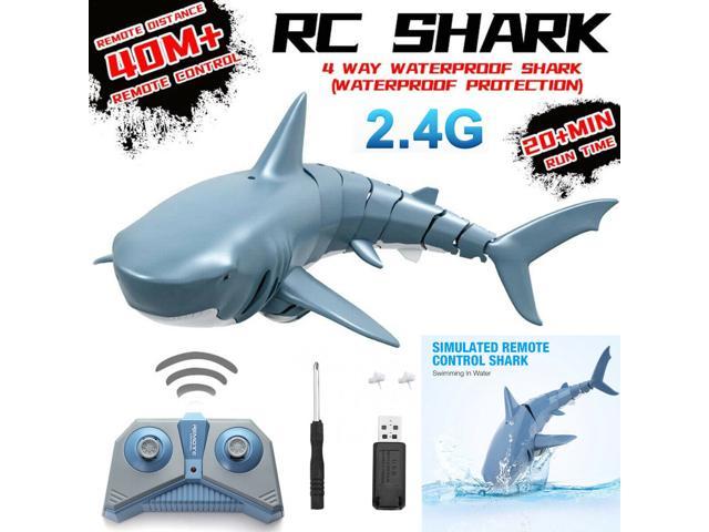 2.4GHz Remote Control Electric RC Shark Swimming Pool For Kids Children Gift Toy 